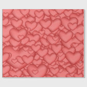 hart cadeaupapier (Vlak)