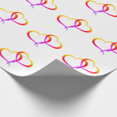 hart cadeaupapier (Hoek)