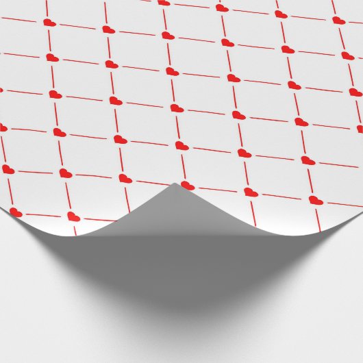 hart cadeaupapier (Hoek)