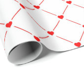 hart cadeaupapier (Rol Hoek)