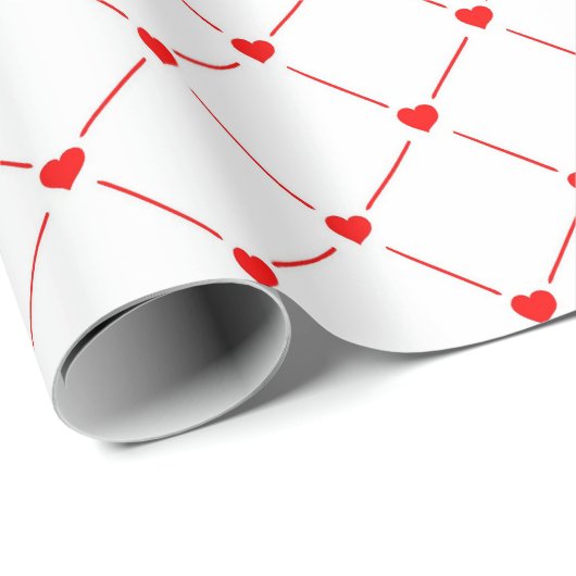 hart cadeaupapier (Rol Hoek)