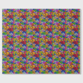 hart cadeaupapier (Vlak)