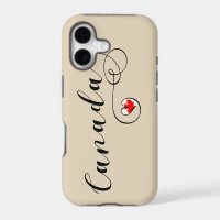 Hart Canada telefoonhoesje, Canadese vlag