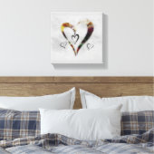 hart canvas afdruk (Insitu (Slaapkamer))