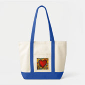 Hart Canvas tas (Voorkant)