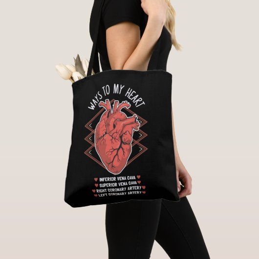 Hart Cardiology Echo Medical Student Cardioloog Tote Bag (Dichtbij)