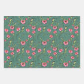 Hart Carnivoor Venus Flytrap Plant Hand-getrokken Inpakpapier Vel (Voorkant 2)