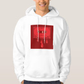 Hart Cassettebandje met smeltende druppels Hoodie (Voorkant)