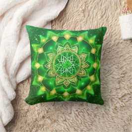 Hart Chakra Groene Mandala Kussen