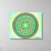 Hart Chakra Mandala Canvas Kunst (Voorkant)