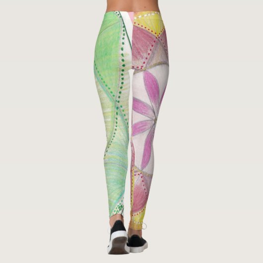Hart Chakra Mandala Leggings (Achterkant)