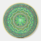 Hart Chakra Mandala Magneten (Voorkant)