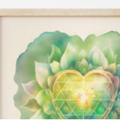 Hart Chakra Waterverf Schilderen Perfect Poster