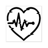 Hart Check Zelfinkt Rubber Stamp Zelfinktende Stempel (Design)