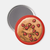 Hart Chip Koekje Magneet (Voorkant / Achterkant)