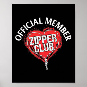 Hart Chirurgie Officiële Zipper Club Member Gift Poster