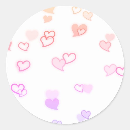 Hart Classic Round Sticker (Voorkant)