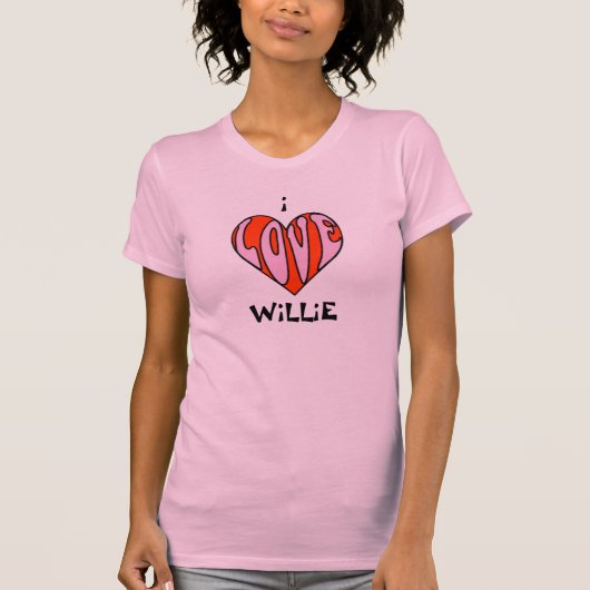 hart_clipart_love, WiLLiE, i T-shirt (Voorkant)