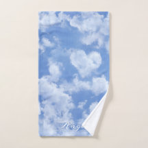 Hart Cloud Sky Leuk Leuk Leuk Modern Blauw Custom
