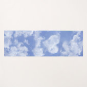 Hart Cloud Sky Leuk Leuk Leuk Modern Blauw Custom  Yogamat (Voorkant (horizontaal))