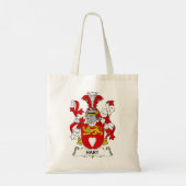 Hart Coat of Arms Family Crest Tote Bag (Achterkant)