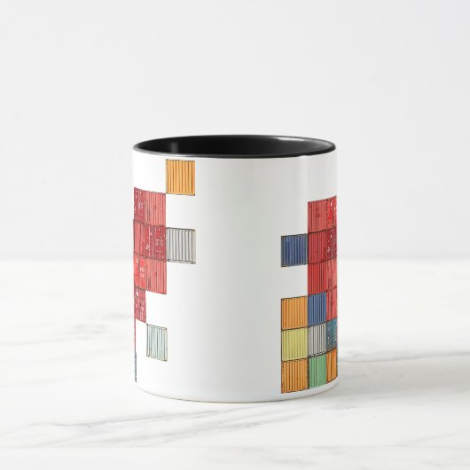 Hart container voor verzending mok (Midden)