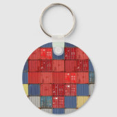 Hart container voor verzending sleutelhanger (Voorkant)