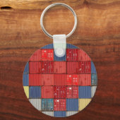 Hart container voor verzending sleutelhanger (Voorkant)
