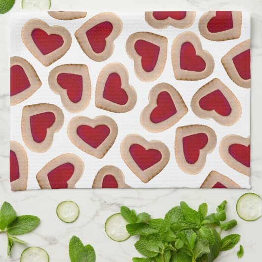 Hart Cookies Theedoek (Gevouwen)