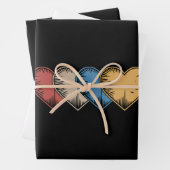 hart Cool Retro Valentijnsdag Cadeaus Inpakpapier Vel (In situ)