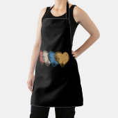 hart Cool Retro Valentijnsdag Cadeaus Schort (Insitu)