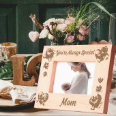 Hart Coquette Moederdag Gift Laser Afbeelding Gegraveerde Lijstjes