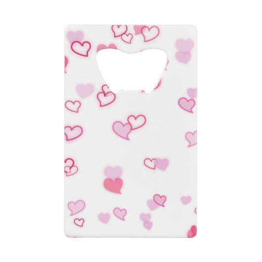 hart creditkaart flessenopener (Voorkant)