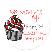 Hart Cupcake Valentijnsdag