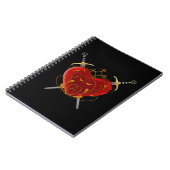 Hart & Daggers Spiral Notitieboek (Linkerzijde)