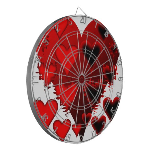 hart dartbord (Voorkant Links)