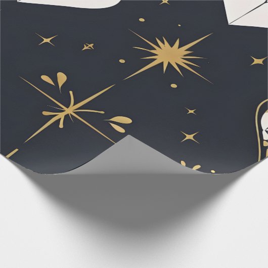 Hart dat schittert cadeaupapier (Hoek)