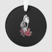 Hart De Hand Van Het Skelet Klassiek Ornament (voorkant)