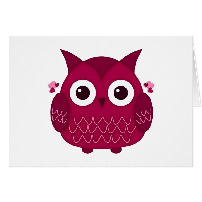 Hart de Roze Owl (Voorkant Horizontaal)