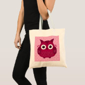 Hart de Roze Owl Tote Bag (Voorkant (product))
