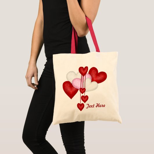 Hart Decor - Aanpassen Tote Bag (Voorkant (product))