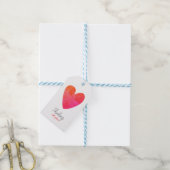  hart Denk aan je Gift Labels Cadeaulabel (Met Touw)