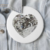 Hart Diamant Knop Ronde Button 6,0 Cm (In situ)
