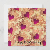 Hart Dinner & Cocktails Valentijnsdag Uitnodiging (Achterkant)