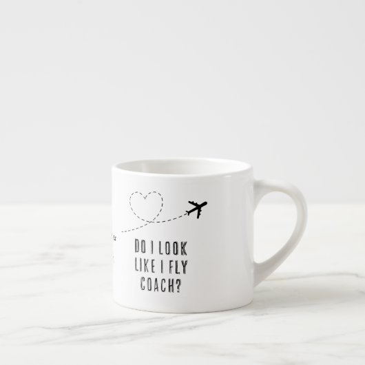 Hart Do Ik Zie eruit alsof ik vlieg Economie Sarca Espresso Kop (Rechts)