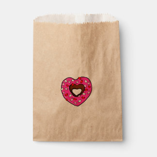 Hart Donut Pink Love Sprinkles Valentijnsdag Art Bedankzakje