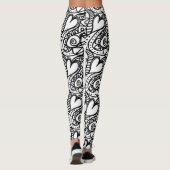 hart doodle leggings (Achterkant)