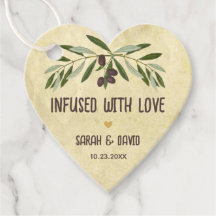 Hart doordrenkt met liefde Olijfolie Rustieke brui