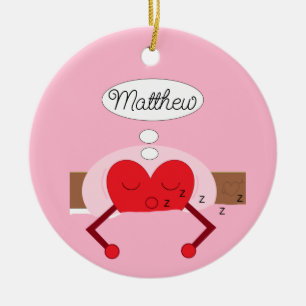 Hart Dreams Shades of Pink Keramisch Ornament