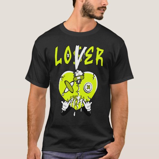 Hart druipende Og Visionaire Volt 1s Overeenkomend T-shirt (Voorkant)